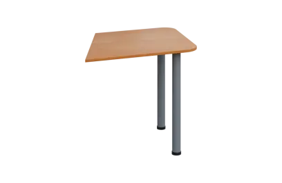 EJZ 1 - 80 přístavba jednací, kovová podnož stříbrná, síla desky 18 mm, olše jantar